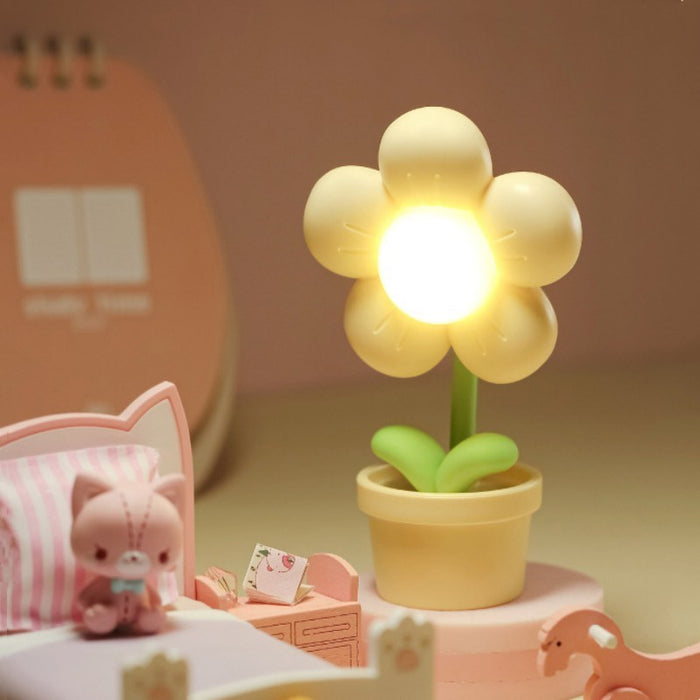 Süße Mini-Blumen-Nachtlampe