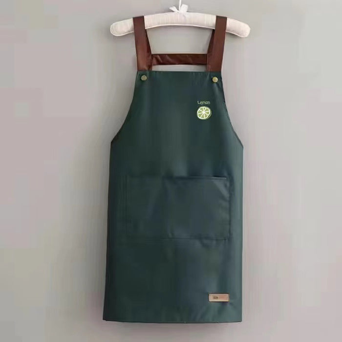 Waterproof And Oil-proof Kitchen Apron For Men And Women At Home