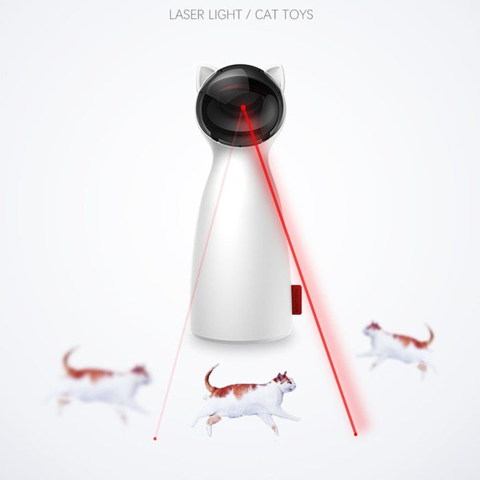 Intelligentes LED-Laserspielzeug für Katzen