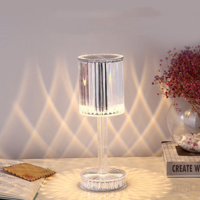 Diamant Kristall Tischlampe